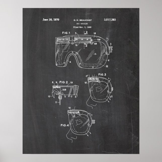 Ski Patent Poster (Framsidan)