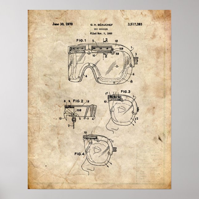 Ski Patent Poster (Framsidan)