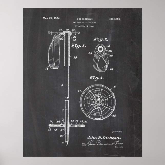 Ski Patent Poster (Framsidan)