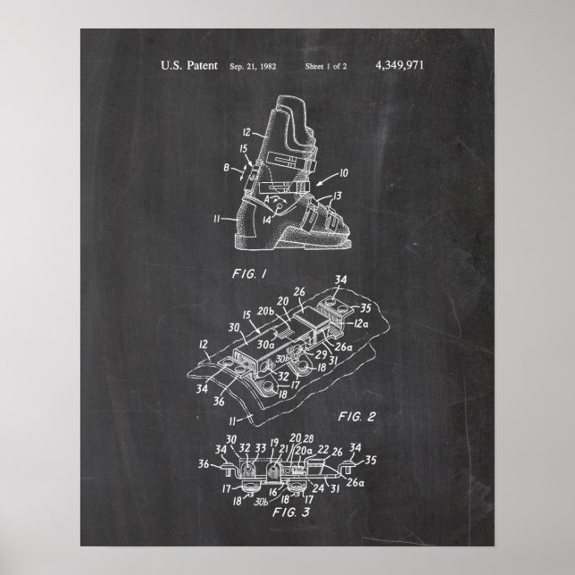 Ski Patent Poster (Framsidan)