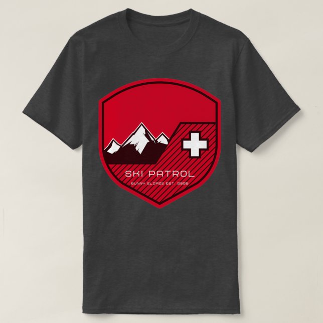 Ski Patrol Premium T Shirt (Design framsida)