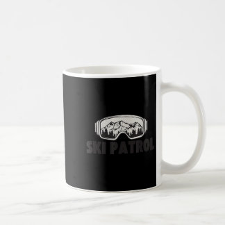 Ski Patrol Winter Skiing Goggles Mountain Resa _1 Kaffemugg