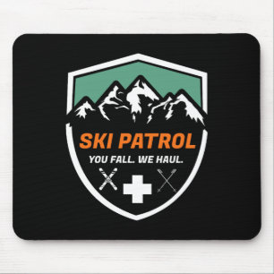 Ski patrullera att vi kommer att åka och Skier Ass Musmatta