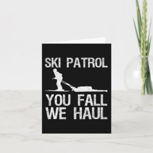 Ski patrullera att vi kommer att hoppas på Winter Kort