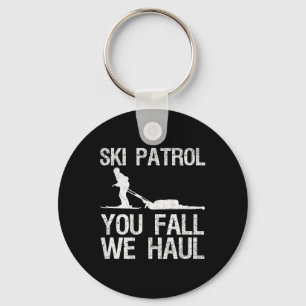 Ski patrullera att vi kommer att hoppas på Winter Nyckelring