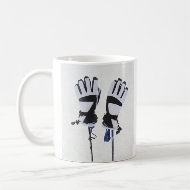 Ski Polacker och handskar Mugg (Vänster)