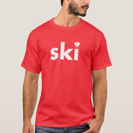 Ski Polskt efternamn Tshirt T Shirt