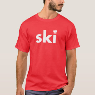 Ski Polskt efternamn Tshirt T Shirt