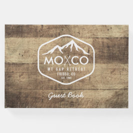 Ski Rental House Rustic Wood Anpassningsbar Mounta Gästböcker