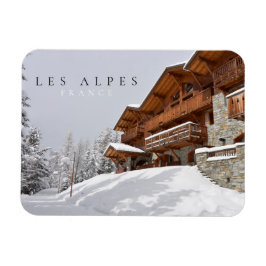 Ski resort chalet i Alpernor, Frankrike Magnet