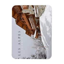 Ski resort chalet i Alpernor, Frankrike Magnet