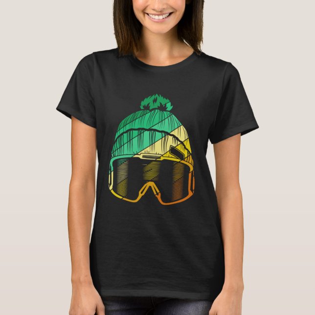 Ski Rider Fun Skiing Ski Mountains  Ski Rider  1 T Shirt (Framsida)