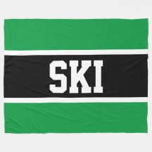 SKI Roligt Athletic Black White Grönt Rand