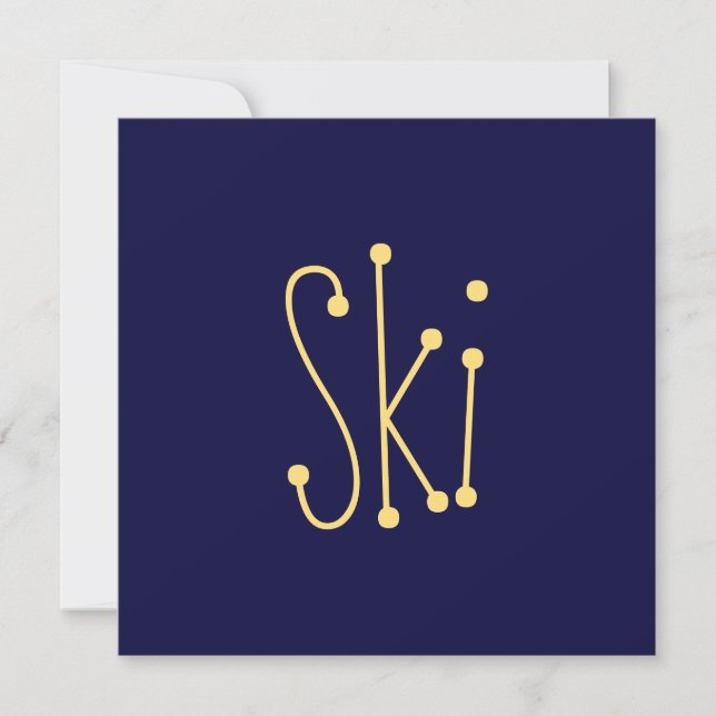 SKI-Roligt Modern minimalistisk marin bakgrund med (Framsida)