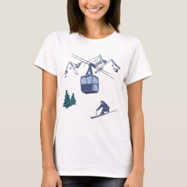 Ski Scene Winter Sports T Shirt