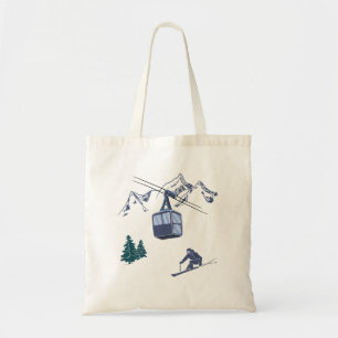 Ski Scene Winter Sports Tygkasse