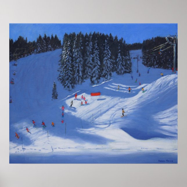 Ski School Morzine 2014 Poster (Framsidan)