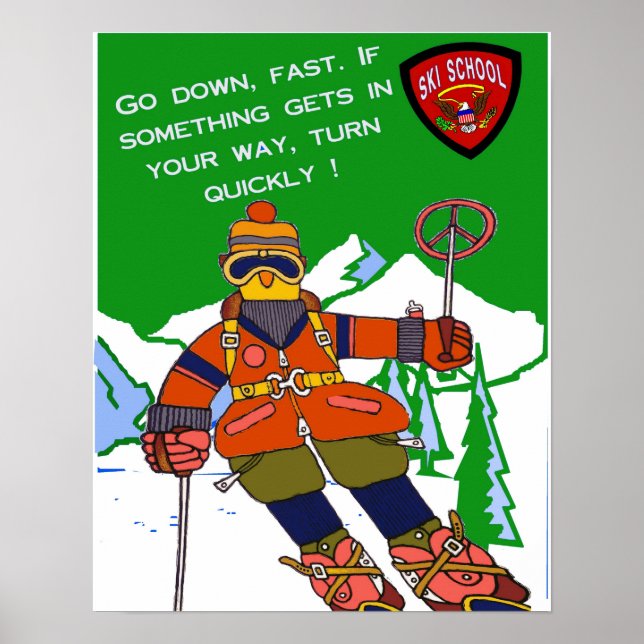 Ski School Poster (Framsidan)