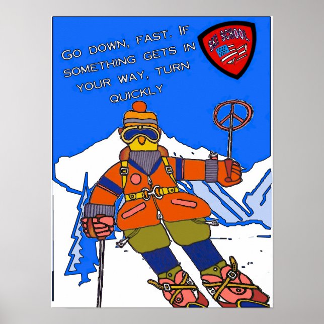 Ski School Poster (Framsidan)
