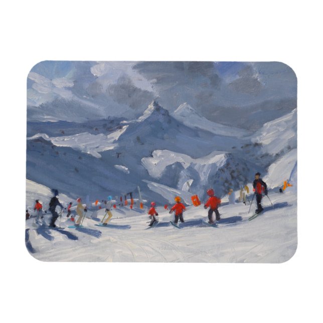 Ski School Tignes 2009 Magnet (Horisontell)