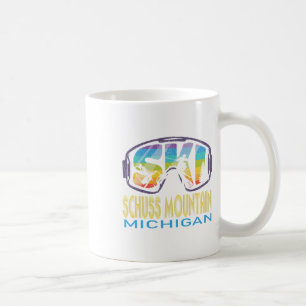 Ski Schuss Mountain Michigan skidtur Kaffemugg