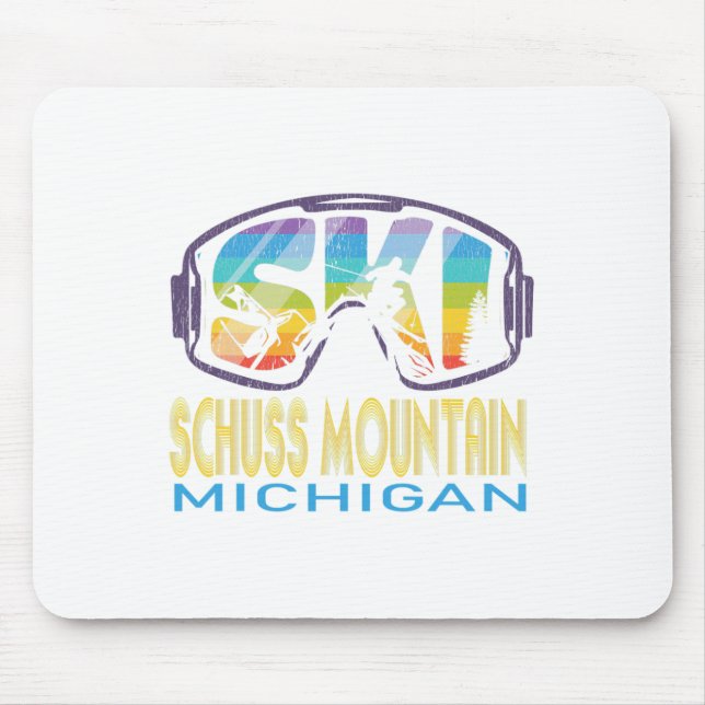 Ski Schuss Mountain Michigan skidtur  Musmatta (Framsidan)