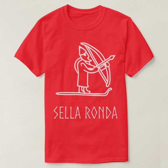 Ski Sella Ronda Ullr T Shirt (Design framsida)