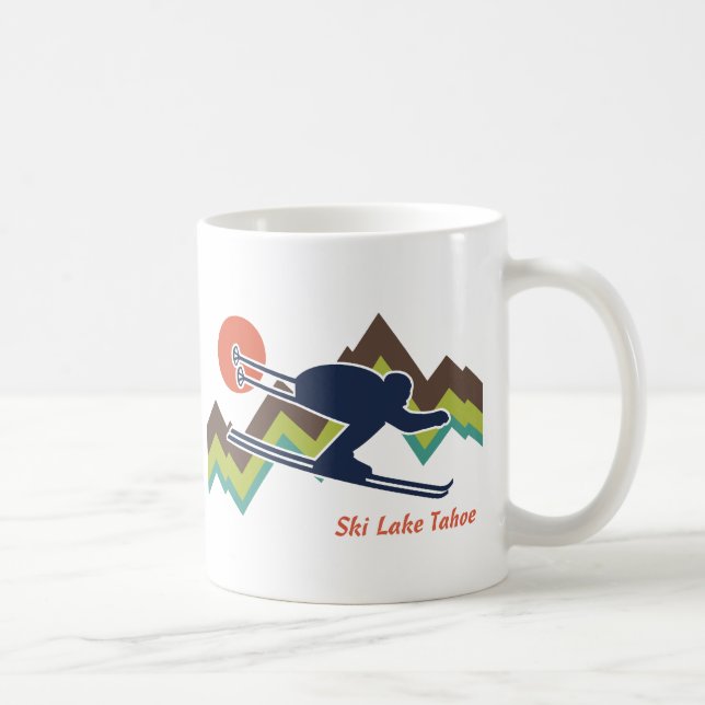 Ski Sjö Tahoe Kaffemugg (Höger)