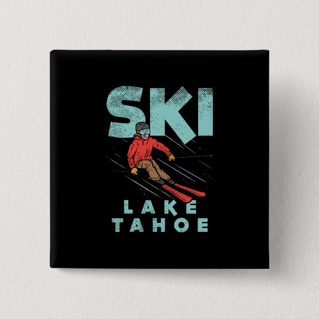 Ski Sjö Tahoe Knapp (Framsida)