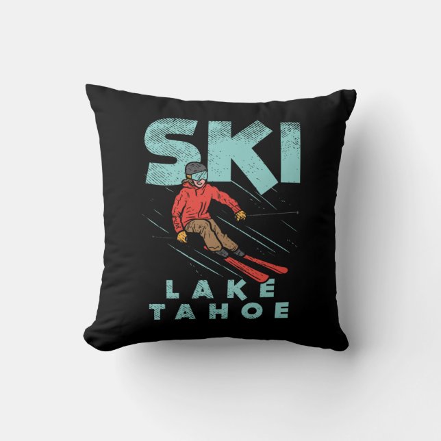 Ski Sjö Tahoe Kudde (Framsida)