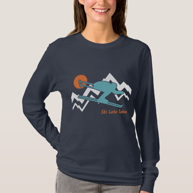 Ski Sjö Tahoe Tee (Framsida)