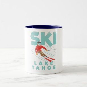 Ski Sjö Tahoe Två-Tonad Mugg