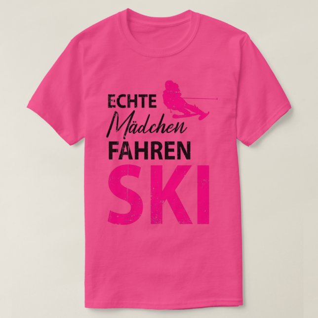 Ski skier skiersemester 8 t shirt (Design framsida)
