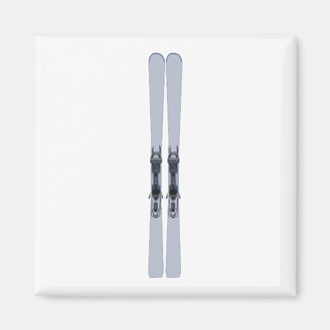 Ski Skiing Magnet (Framsidan)