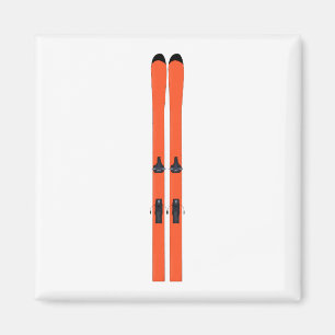 Ski Skiing Magnet