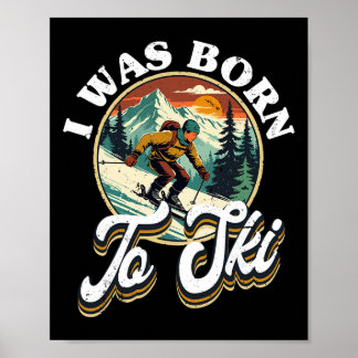 Ski Skiing Winter Sport  Poster