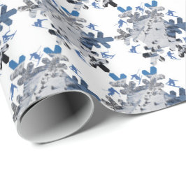 Ski Slope Snö Flake Presentpapper