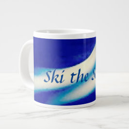 Ski Slopes Bone China Mugg Jumbo Mugg
