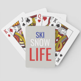 Ski, Snö, Life Kortlek