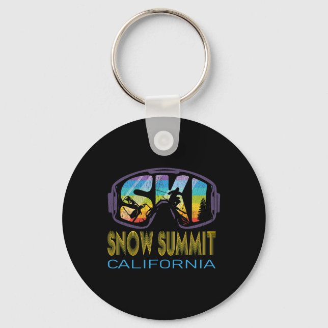 Ski Snow Summit Kalifornien skidresa  Nyckelring (Framsida)