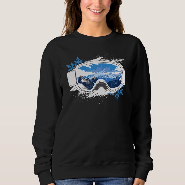 Ski Snowboard Freestyle Mountains Extreme Winter S T Shirt (Framsida)