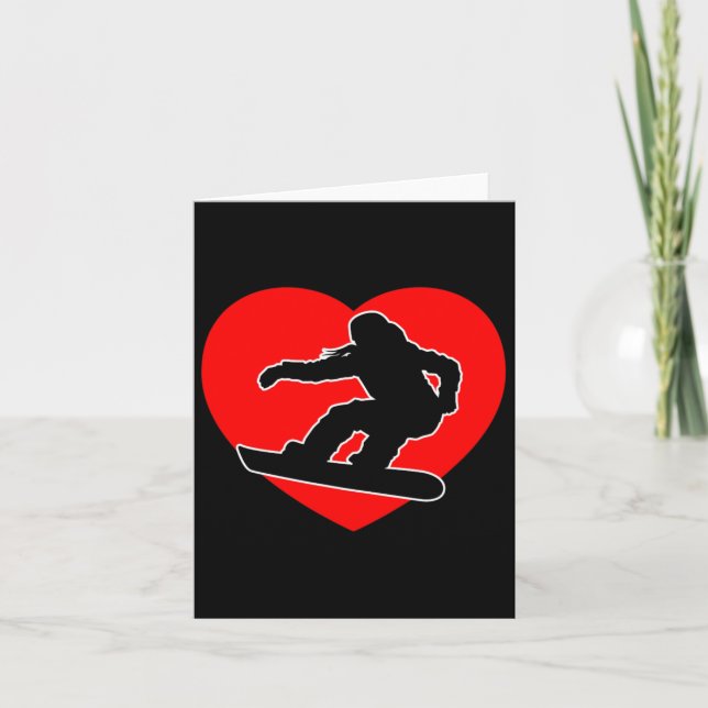 Ski Snowboard Goggles Funny Skiing Snowboarding Gi Kort (Framsida)