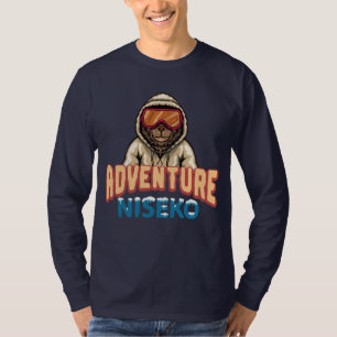 Ski Snowboard japanska T Shirt