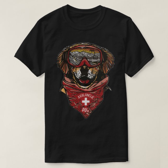Ski Snowboard T Shirt (Design framsida)