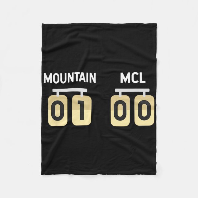 Ski Snowboarding Injury Mcl Ski Snowboarding Disju Fleecefilt (Framsidan)