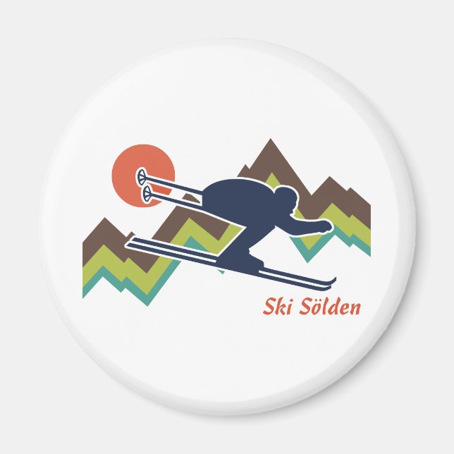 Ski Solden Magnet (Framsidan)