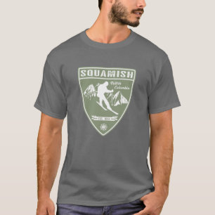 Ski Squamous British Columbia T Shirt