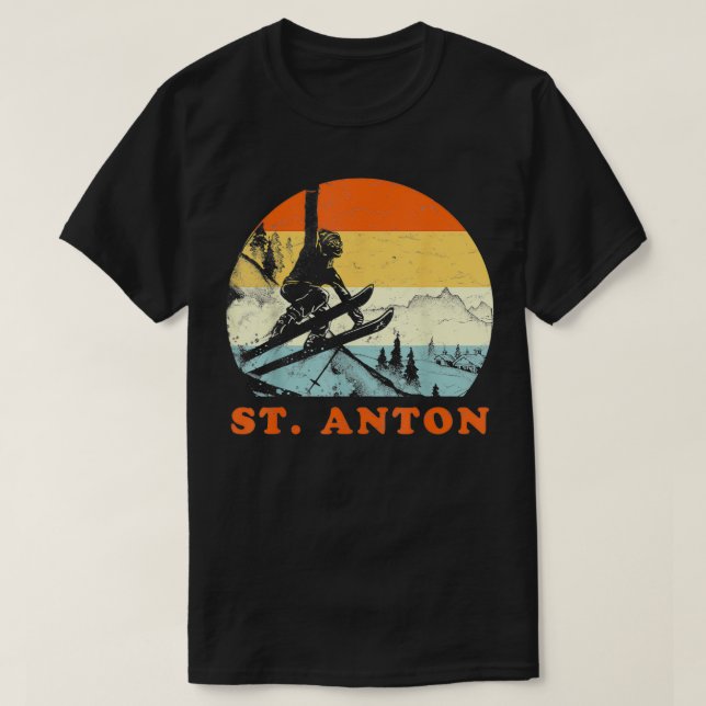 Ski St T Shirt (Design framsida)