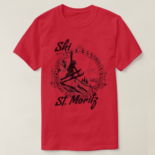 Ski St T Shirt (Design framsida)