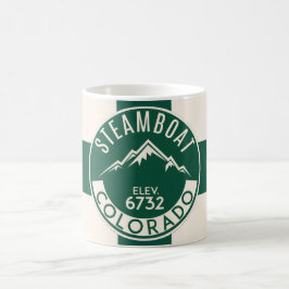 Ski Steamboat Grön Mugg